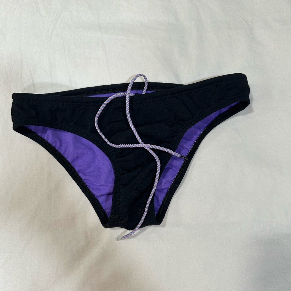 Jolyn Andy black bikini bottoms